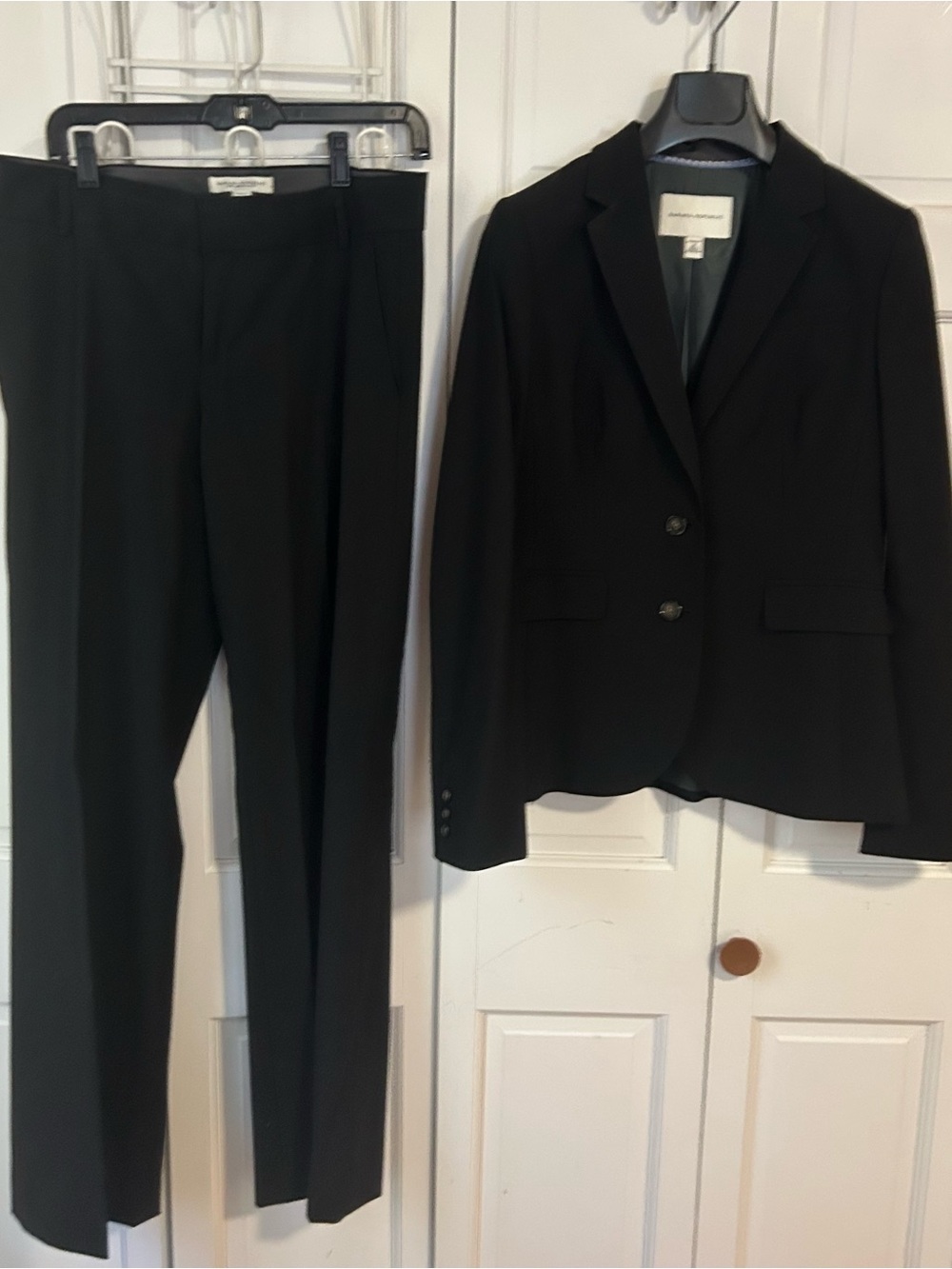 Banana Republic 2 Piece Wool/Elastic Blend Blazer and Martin Effect Matched Pant
